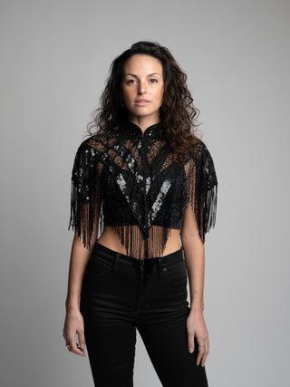 Radiant Essence Cape - Black