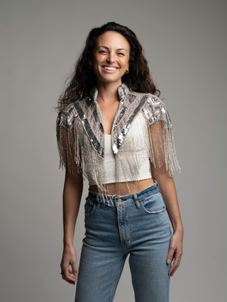 Radiant Essence Cape - Silver