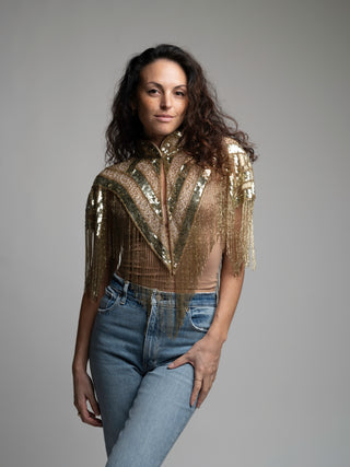 Radiant Essence Cape - Gold