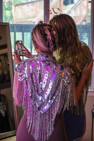 Radiant Essence Cape - Silver