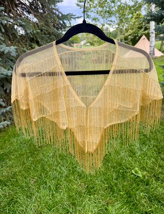 Lumina Nude Cape - Gold