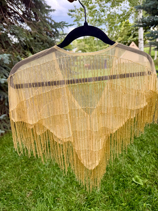 Lumina Nude Cape - Gold