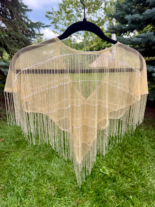 Lumina Nude Cape - Silver