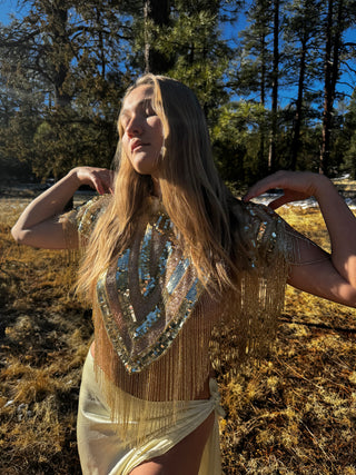 Radiant Essence Cape - Gold (RESTOCKED 7/1)